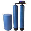 dual tank water softener with 9100 SXT fleck valve