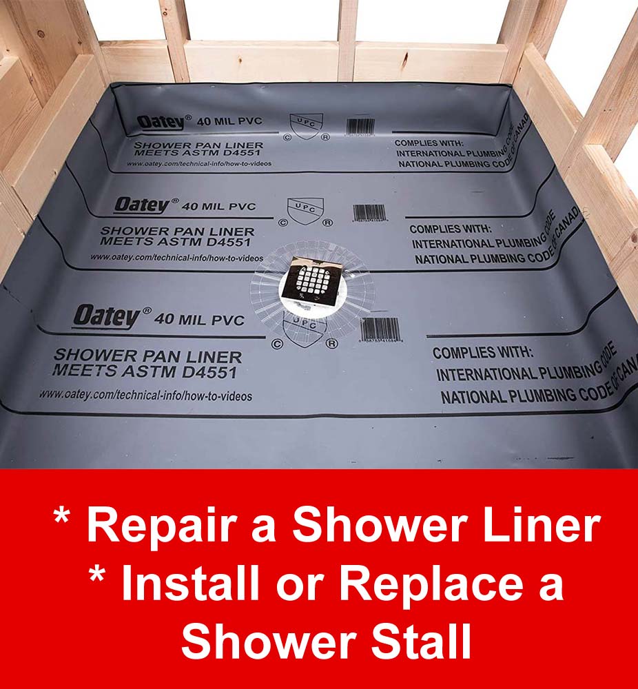 Shower Liner Stall Install Replace Plumbing Water