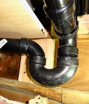 installing and replacing ABS drain and P Trap