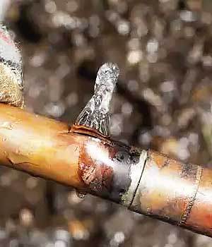 Copper pipe leak detection San Diego