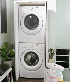 Stackable washer and dryer Installation San Diego